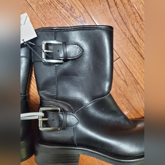 Zara Buckle Ankle Boots sz 36 - Picture 10 of 16